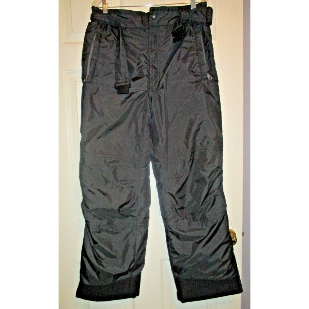 *KILLY Men's Black Winter Ski Snow Boarding Pants Belted - Size 36